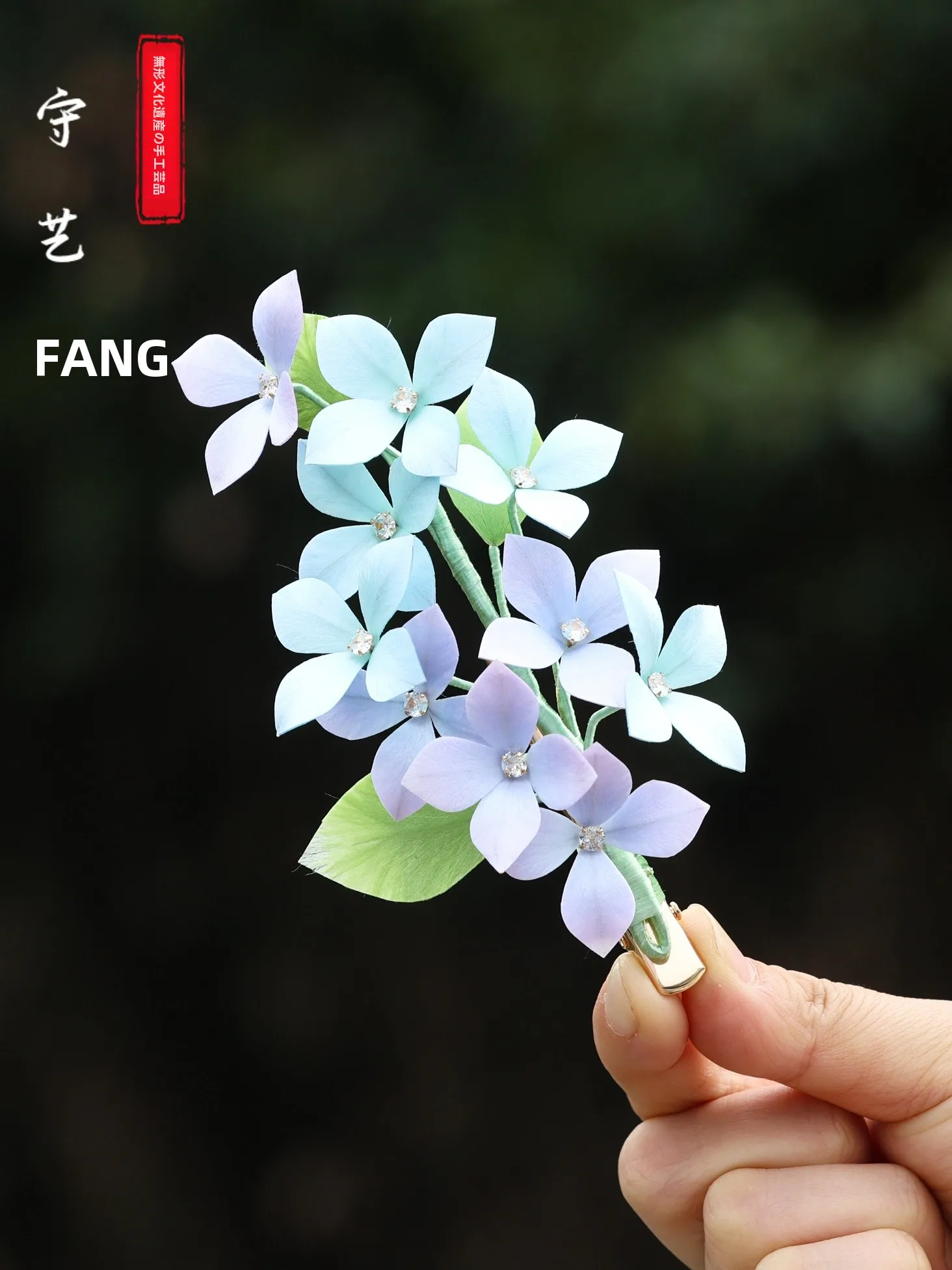 手作りシルクマルベリーピュアハンドメイドベルベットフラワーヘアピン新しい中国風漢服ヘアフラワーウェディングパーティー通勤用