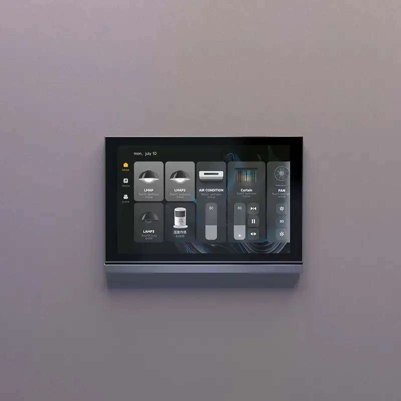 المنزل الذكي زيجبي بوابة واي فاي لوحة التحكم 8 بوصة متعددة الوظائف الموسيقى جدار شاشة تعمل باللمس مركز تويا