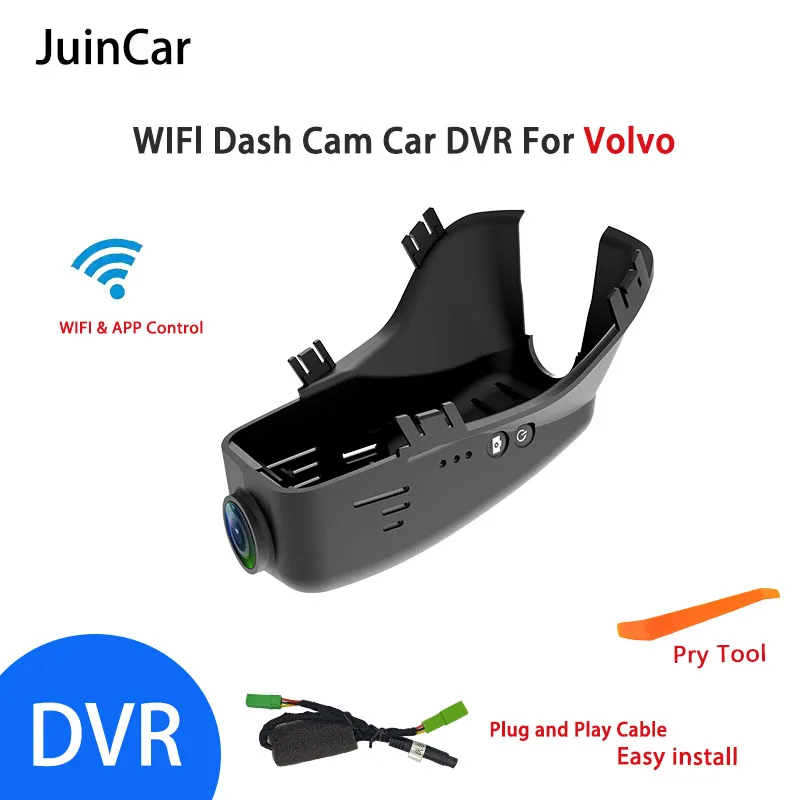 Cámara de salpicadero 1K 2K 4K cámara Dvr de coche Plug And Play para Volvo V60 V70 D6 para Volvo XC70 XC60 D5 R diseño para Volvo S60 S60L S80 S80L