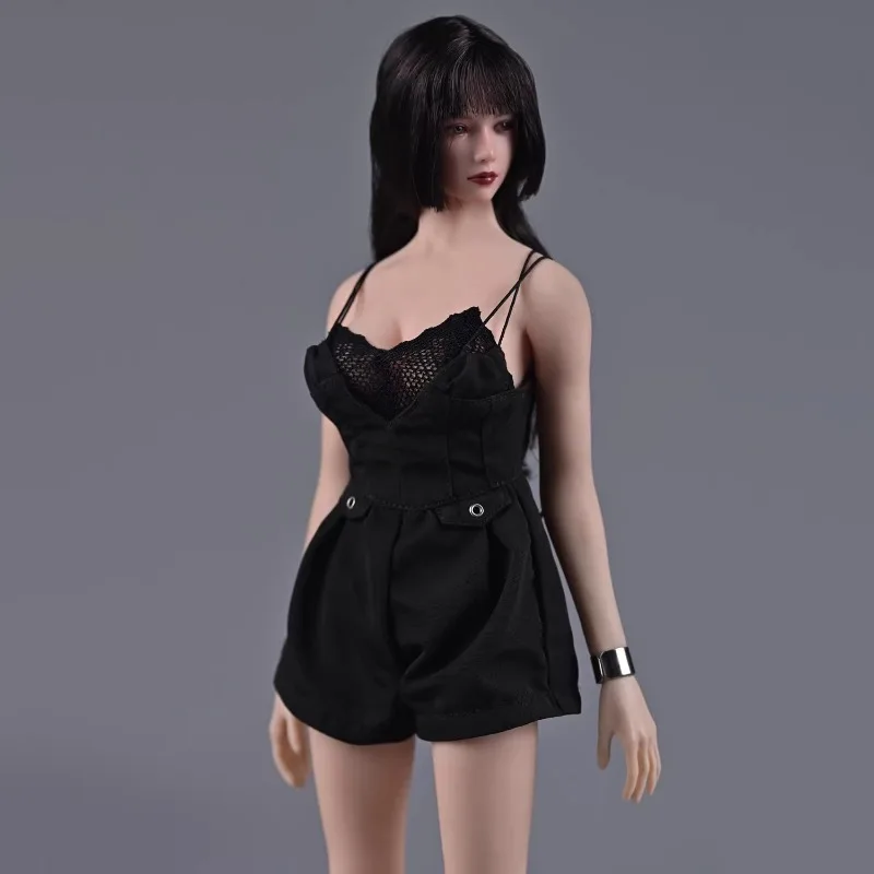 CHILI TOYS CL007 figura de acción femenina a escala 1/6, lencería de encaje, mono con tirantes, ropa, modelo apto para cuerpo de muñecas TBL PH JIAOU de 12 pulgadas
