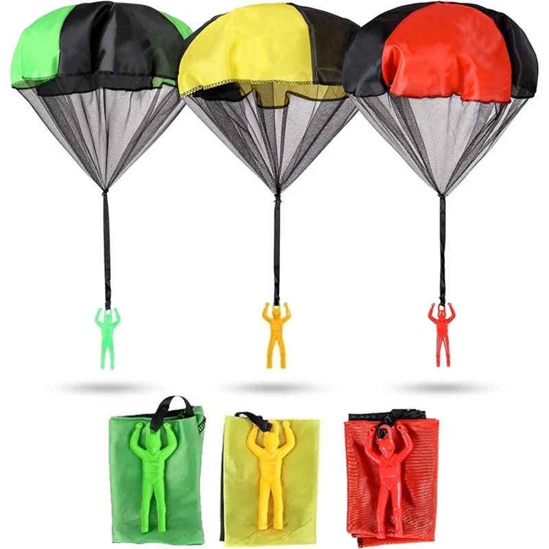 

Parachute Toys for Kids Tangle Free Outdoor Flying Parachute Men Outside Toys Easter Basket Stuffers Idea Unique Boy Girl Gift