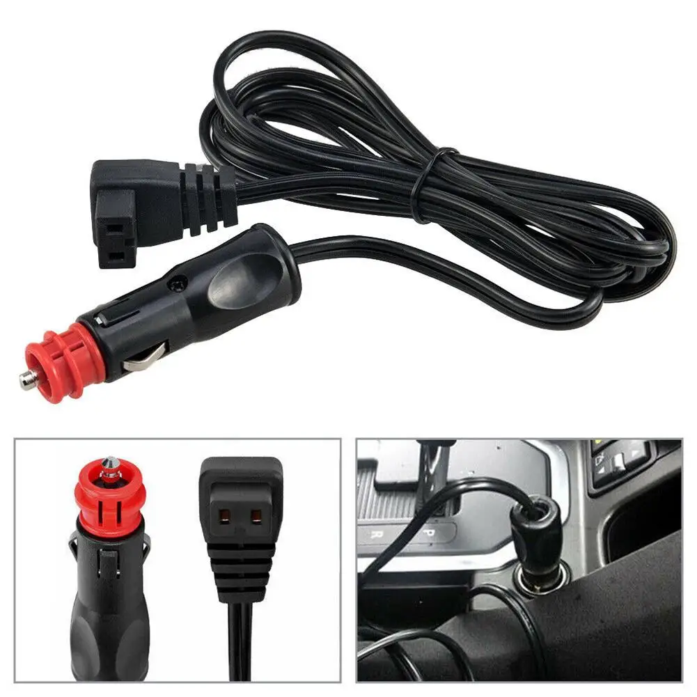 12V Car Refrigerator Power Cord Fridge Freezer Power Cord For ARB Car Cigarette Lighter Adapter Fridge Heater Extension Cable 2M