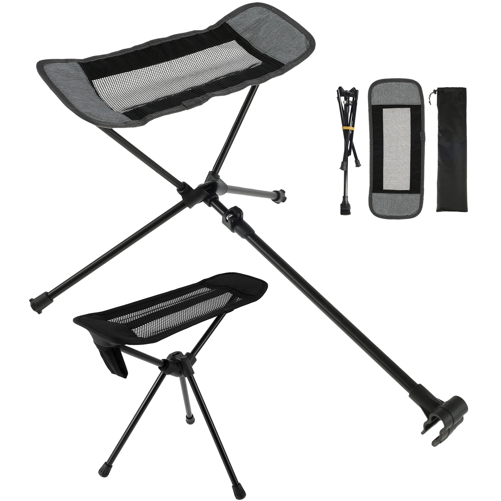 Camping Chair Foot Rest Foldable Camping Footrest Portable Camp Chair Footrest Retractable Camp Footrest Outdoor Hammock Chair