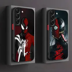 Marvel Spider Man Venom Phone Case for Samsung Galaxy S24 Ultra S20 FE S10 Lite S23 Ultra S9 S22 Plus S21 TPU Soft Cover