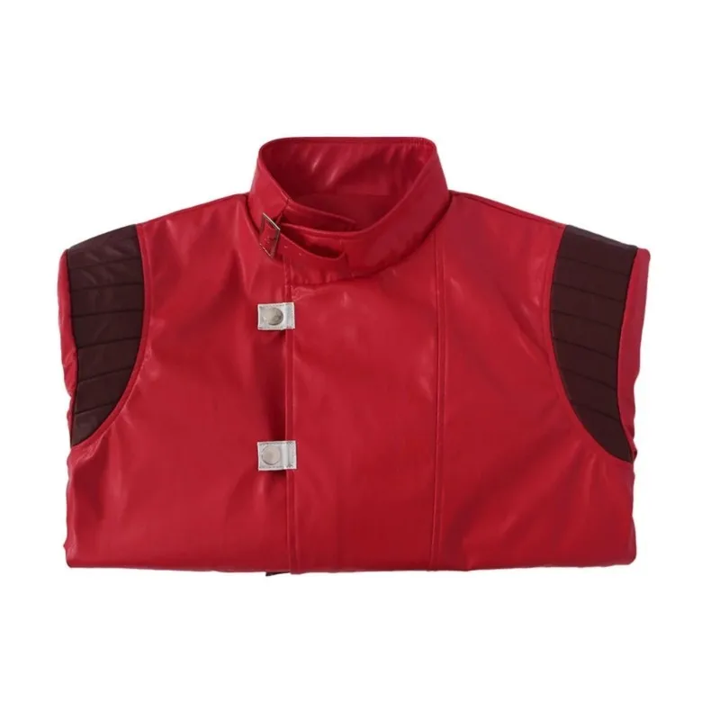 CanCos Akira Kaneda Jacket Cosplay Capsule Pill Printed Bomber Motorcycle Rider Leather Costume Anime Clothes Red Men Coat view 4