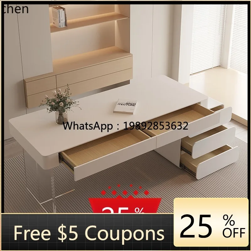 

Minimalist Home Desk Consultation Desk with Drawer Computer home decoration accessories