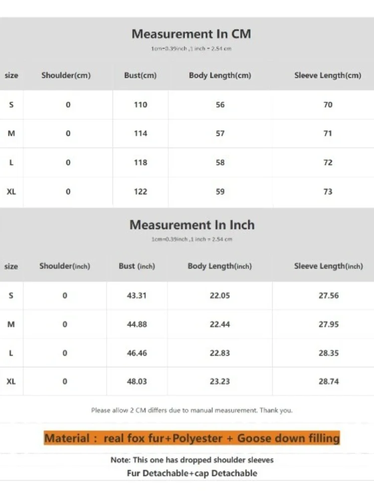 White Goose Down Coat Thick Natural Fox Fur Collar Real Fur Jacket Windproof Women Warm Autumn Winter Casual Reality Fur Jacket