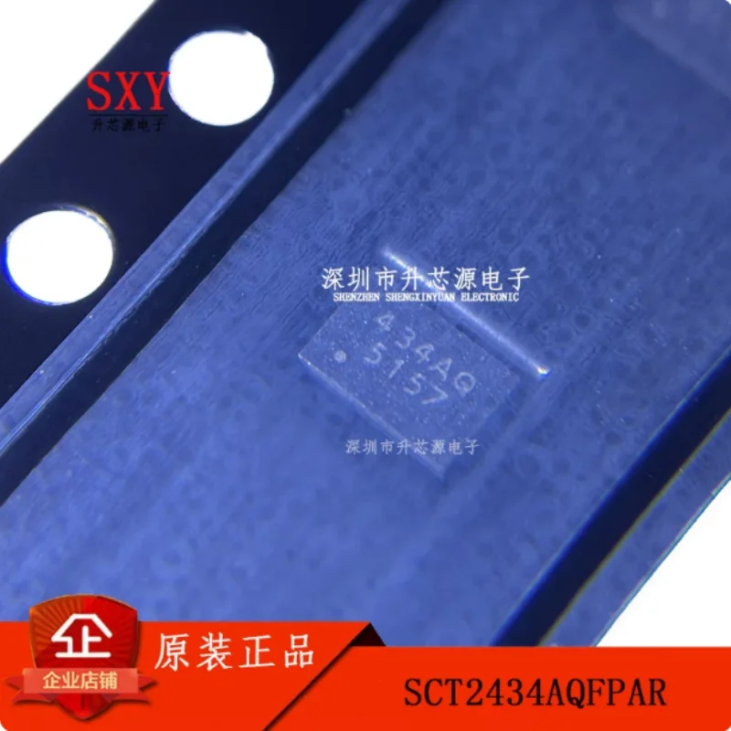 Original SCT2434AQFPAR SCT2434AQ silk screen 434AQ QFN synchronous buck DCDC converter