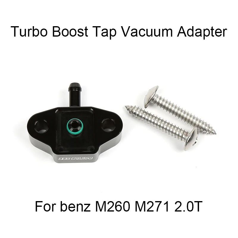

Aluminum Alloy Turbo Boost Tap Vacuum Adapter For BENZ M260 M271 2.0T Infiniti 1.8T 2.0T Engine Boost Sensor Gauge BB-BSA-90018