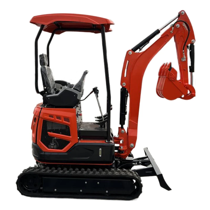 mini Excavator high quality 0.8 1  1.5 ton 2 ton  Digging Hydraulic Small Micro Digger Machine