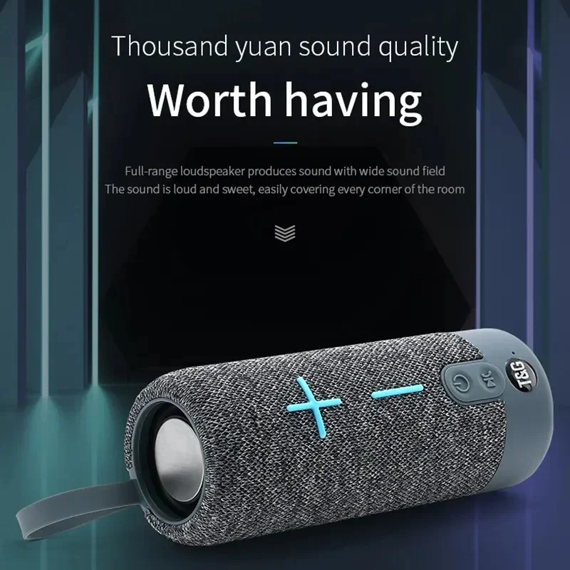 Wireless Bocina Bluetooth Speaker Portable TWS Sound Column FM Camping Sound Box Loud Parlante Outdoor Waterproof Speaker AUX TF