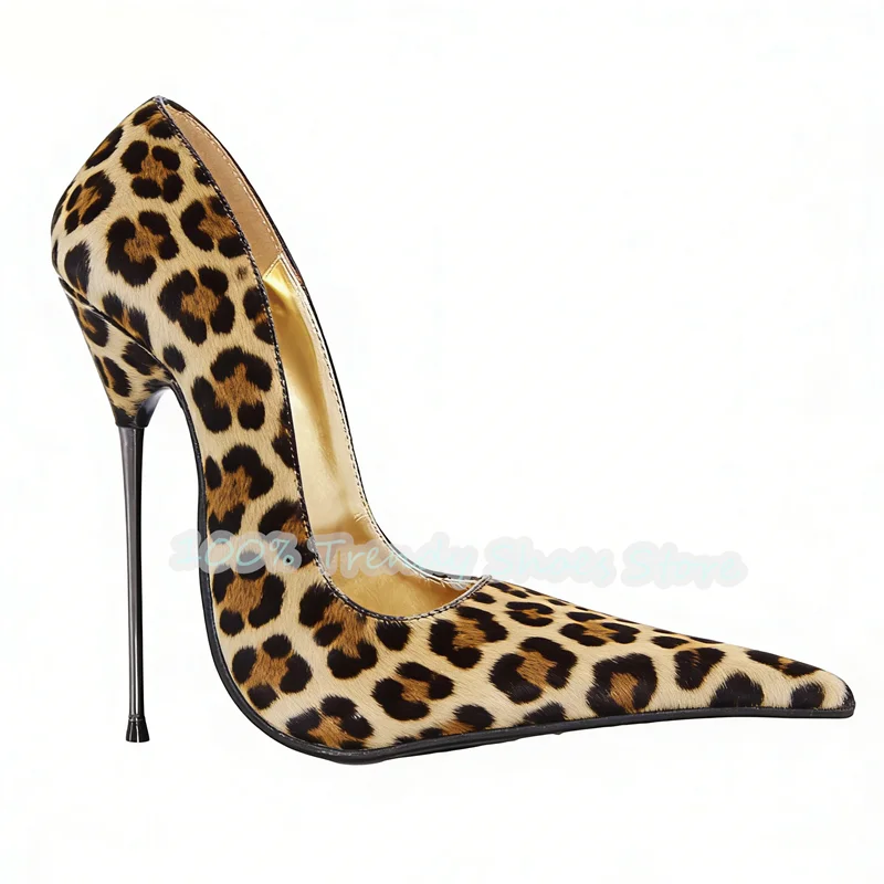 

Sexy Pointed Toe Super High Heel Women Pumps New Fashion Metal Stiletto Shallow Slip-On Pumps Lady Catwalk Party Dress Sandals