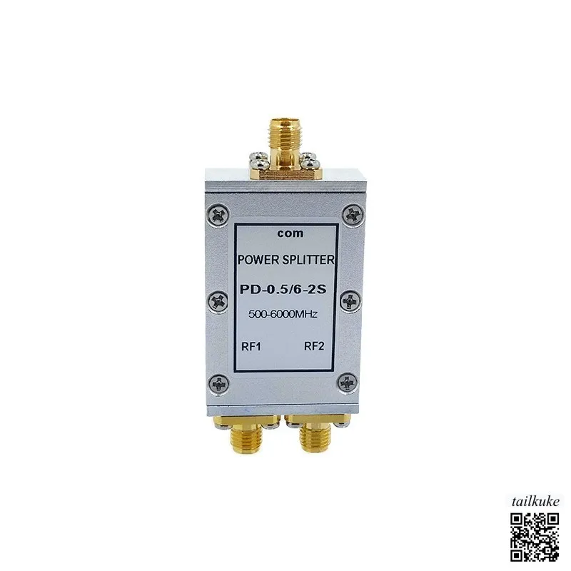 

Разветвитель мощности (1-в-2) SMA RF (2.4 ГГц, 5.8 ГГц), комбайнер Wi-Fi (0.5-6 ГГц), двойной делитель мощности