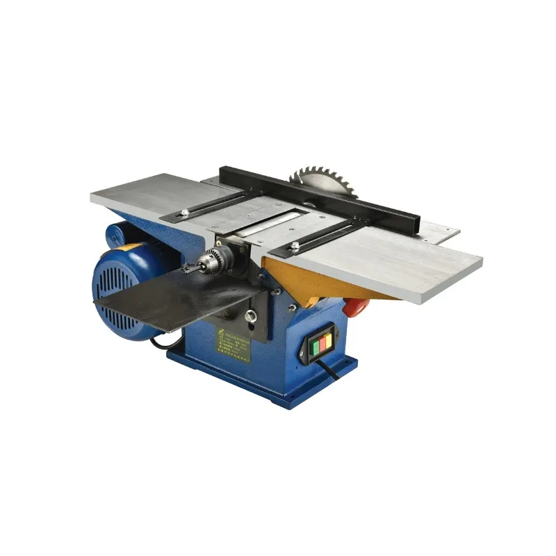 

Drilling, table planing, cutting, 3-in-1 woodworking liftable planing type 150, multi-function