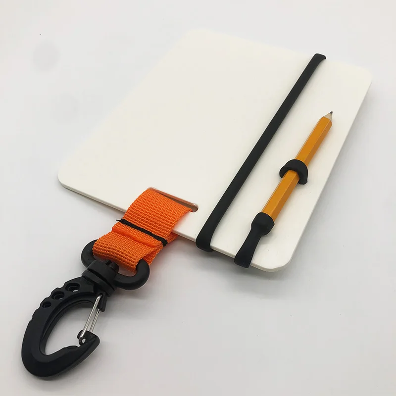 

SCUBA Доска для дайвинга Планшет для дайвинга Доска для подводного письма с поворотным зажимом и карандашом