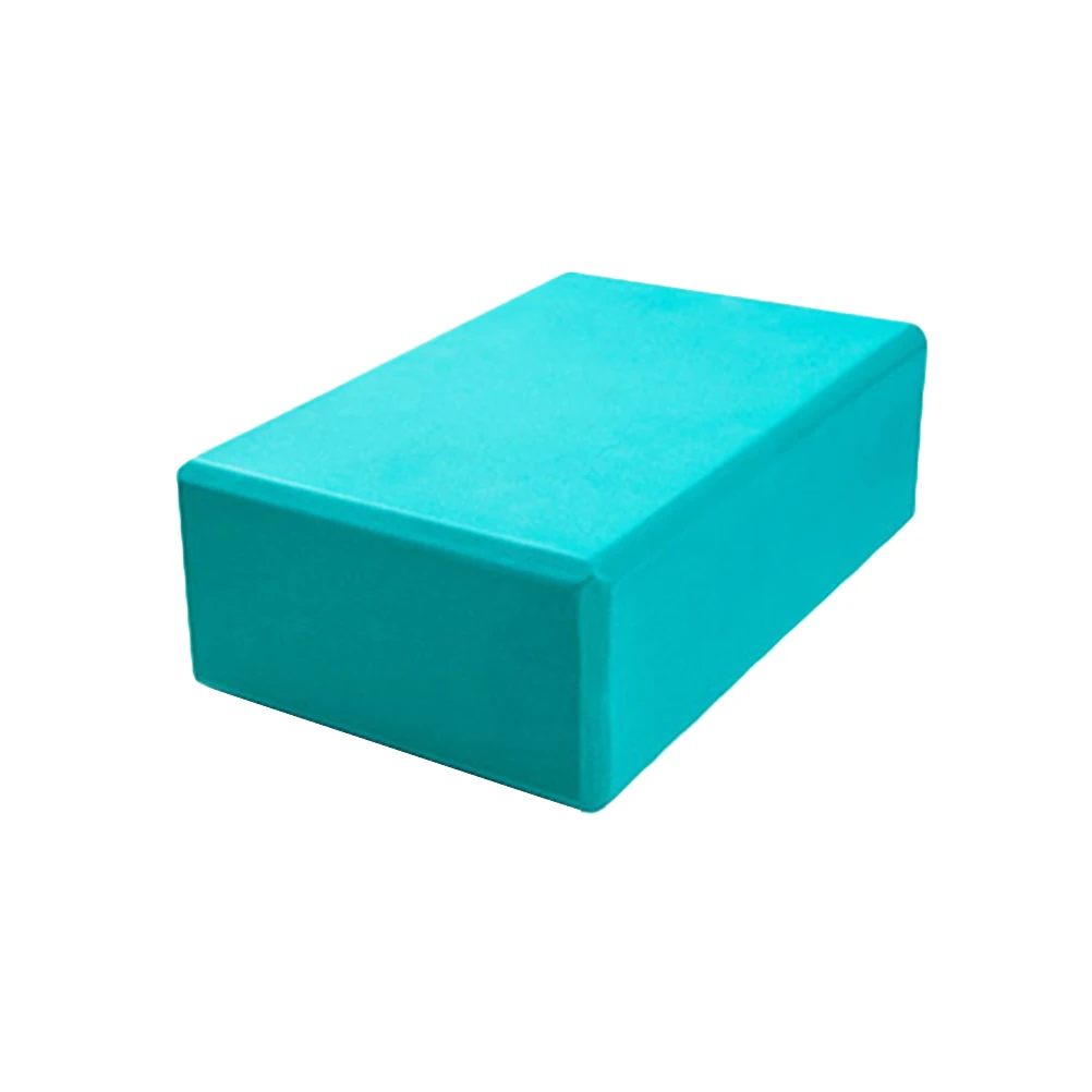 

Yoga Block Brick Eva Foam Blue High Density Lightweight Stable Grip Anti-Slip Durable Support Balance Flexibility