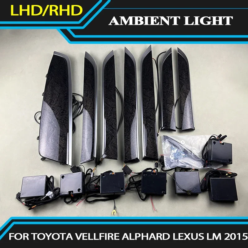 

Фотообои для Toyota Vellfire Alphard Lexus LM 2015 UP BothLHD/RHD Автомобильная Внутренняя дверь, полный комплект, украшение автомобиля