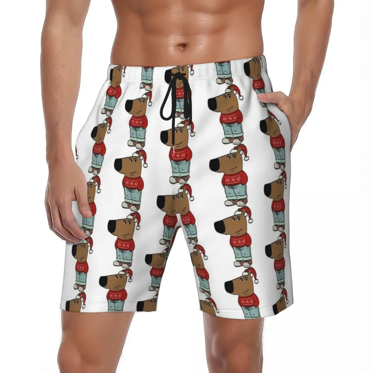 

Купальный костюм I'm Just A Chill Guy Board Shorts Summer Funny Meme Beach Short Pants Man Running Surf Быстросохнущие плавки