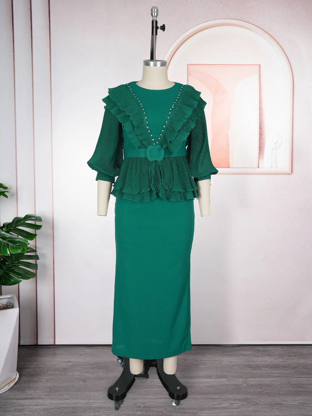African Dresses for Women 2025 Plus Size Evening Gown Ladies Clothing Elegant Autumn Fashion Turkey Wedding Party Long Dress