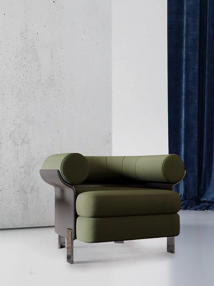 

✿i Simple Luxury Light Luxury Single Leisure Sofa Lazy Person Nordic Technology Cloth,swivel Chair Balcony Study Chair