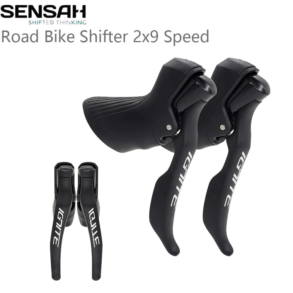 

SENSAH IGNITE Road Bicycle 2x9 Speed Shifter Lever Brake For Road Bicycle Derailleurs Kit Compatible SHIMANO SORA