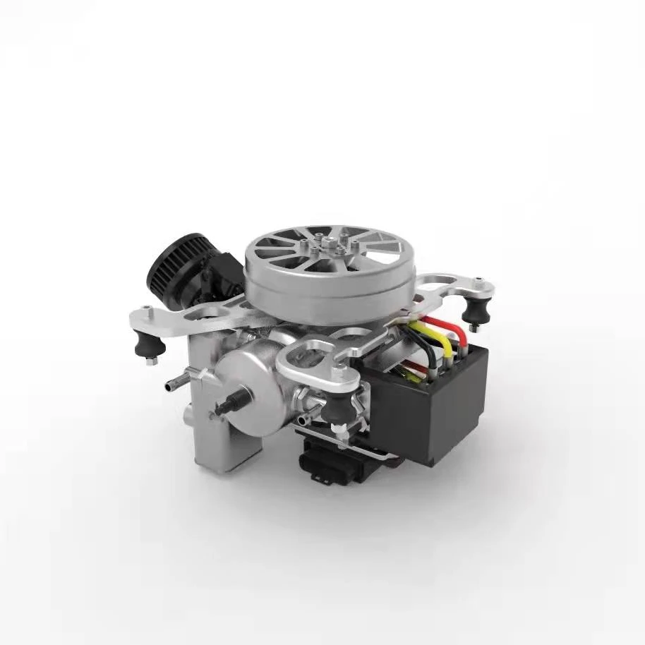 XUANFU TECH Geely GX-6 Engine Aviation Range Extender Agriculture 58V 14S range changer two-cylinder two-stroke gasoline engine