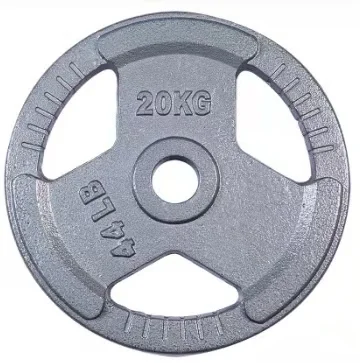 Unisex 20kg Cast Iron Bumper Plate Eco-friendly Universal Rubber Barbell Discs Workout Strength Training Customizable