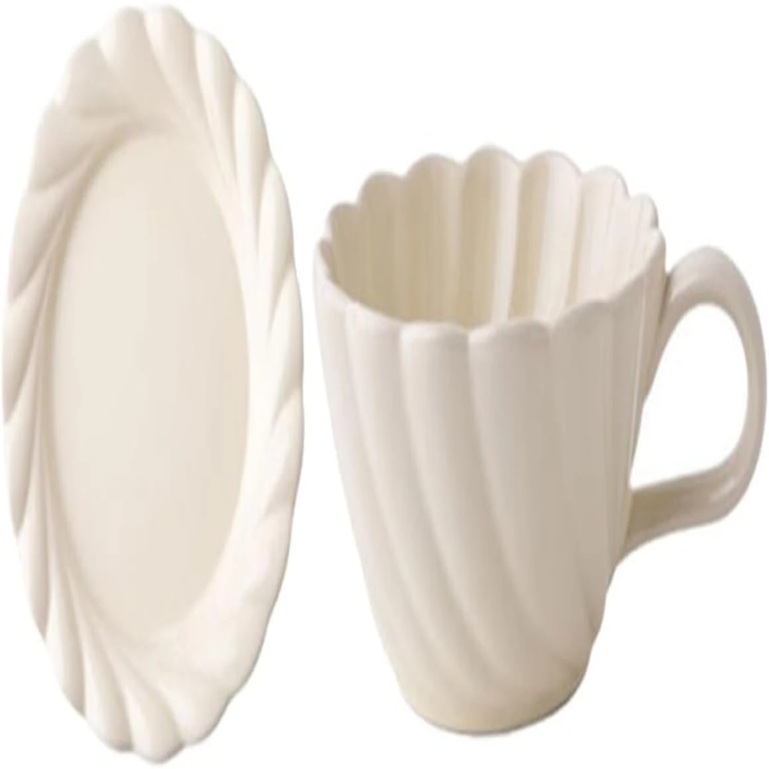 

d chic addition to any kitchen or dining room, these beautiful ceramic cappuccino cups are a must-have for any coffee lover. Tre