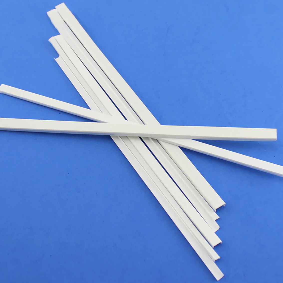 250mm Length White ABS Plastic Strip U-shaped Strip DIY Handmade Building Model Accessories Width 5mm 6mm,8mm 10mm