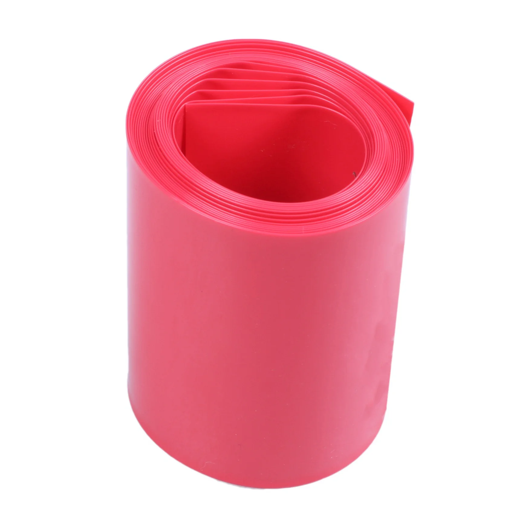 أنبوب تغليف الانكماش الحراري PVC بعرض A11I 2X 2M 50 مم باللون الأحمر لبطارية 2X18650
