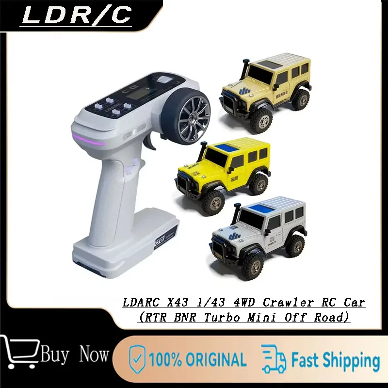 

LDARC X43 1/43 4WD Гусеничный радиоуправляемый автомобиль RTR BNR Мини-внедорожная игрушка 80 минут USB-C для детей и взрослых