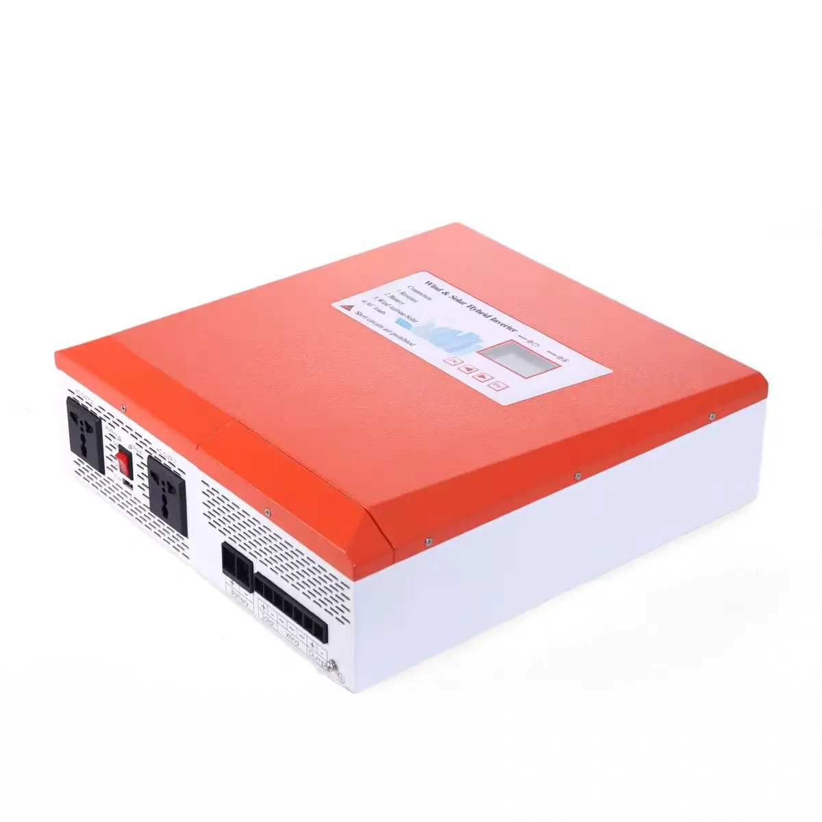 Alta calidad 5000W 10000W 20000W 12V/24V/48V regulador de carga híbrido Solar eólico pantalla LCD con inversor de carga de descarga