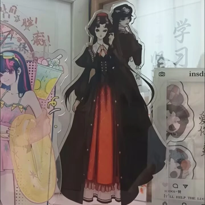 Креативная подставка «Identity V» Academy Series «Красная бабочка», исследователь, морец, оправа стола «Секларин», табличка стоячи