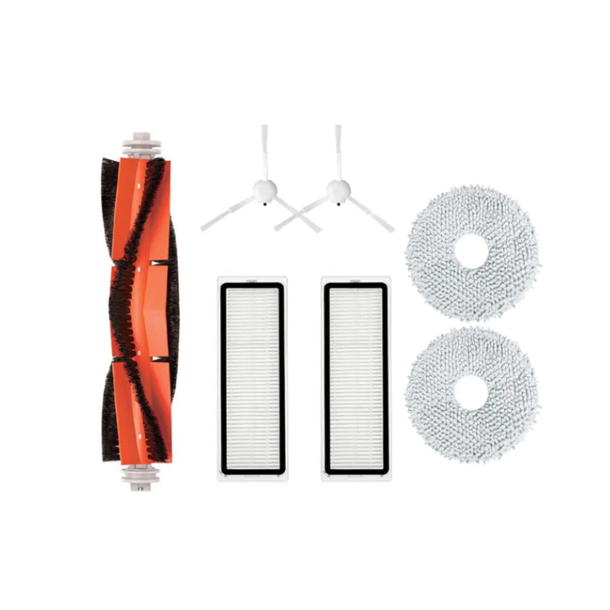 استبدال الفرشاة الرئيسية للروبوت المكنسة الكهربائية ، فرشاة جانبية ، فلتر HEPA ، متوافق مع Bot L10S Ultra ، الملحقات