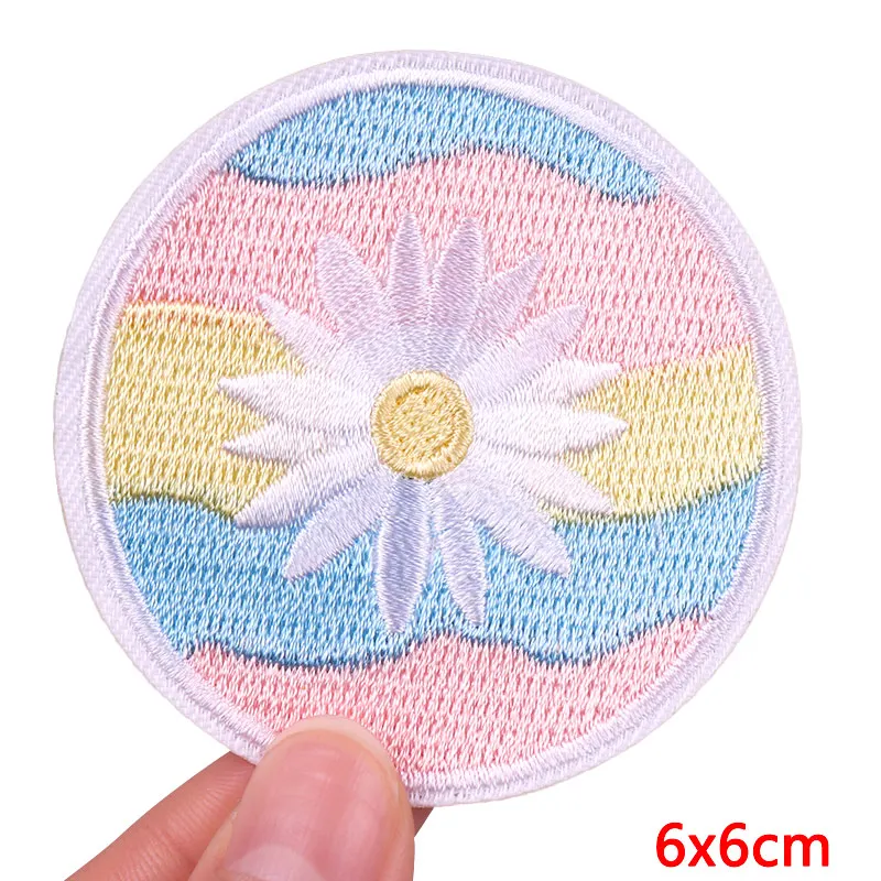 Biene/Blume Patch Cartoon Tier Stickerei Patch Eisen auf Patches für Kleidung gestickte Patches auf Kleidung DIY Näh aufkleber – Detail 13