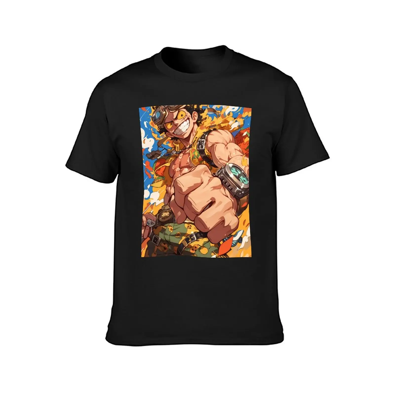 The Art of Deception: Usopp's Tactical Genius T-Shirt plus sizes vintage clothes korean fashion T-shirts for men cotton