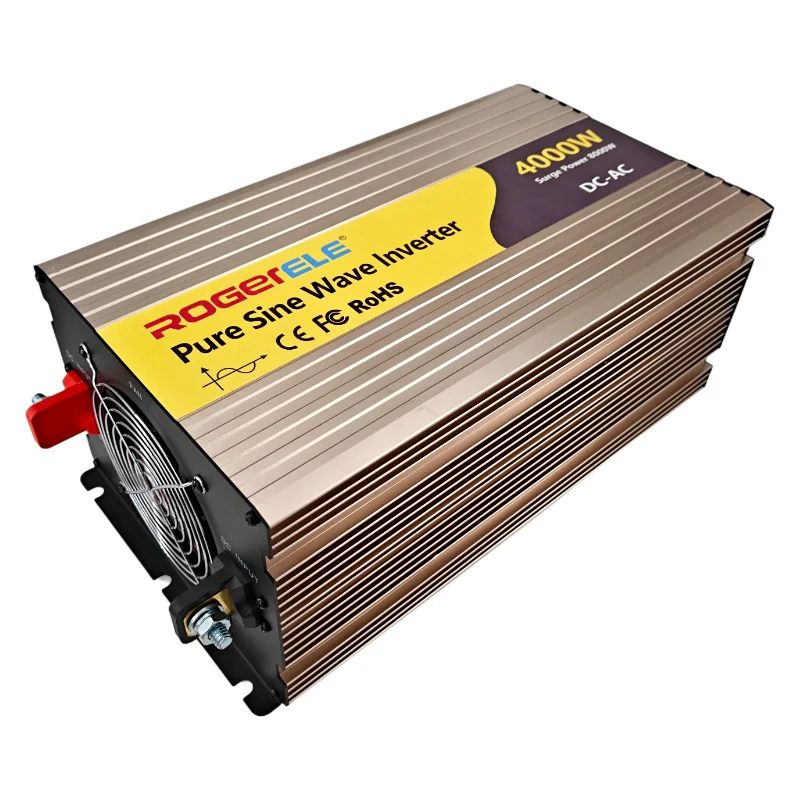 

4000W Pure Sine Wave Inverter, 12V To 110V/220V, Outdoor Portable Car Inverter & Solar Power Converter