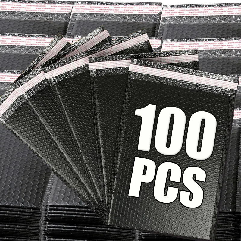 Wholesale Pink Black Foam Envelope Bags Self Seal Mailers Padded Shipping Envelopes with Bubble Mailing Bags Shipping Packages