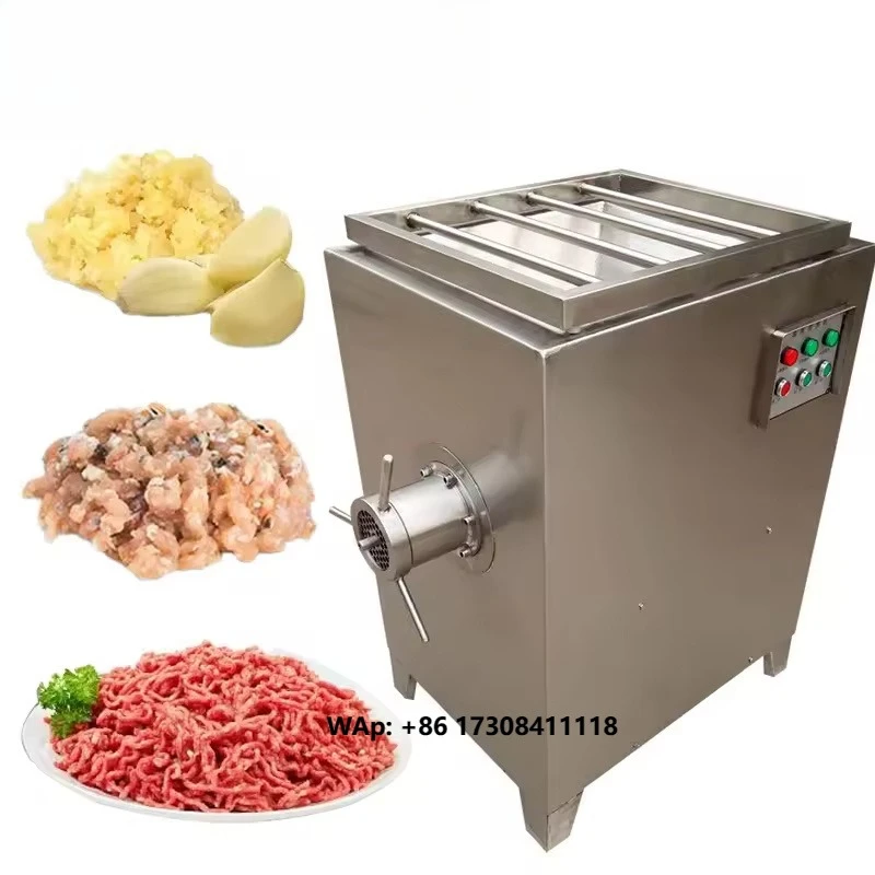 Refrigerated Heavy Duty Commercial 220v Mutton Meat Grind Grinder Mincer Cooled Low Price Machine for Fresh Meat