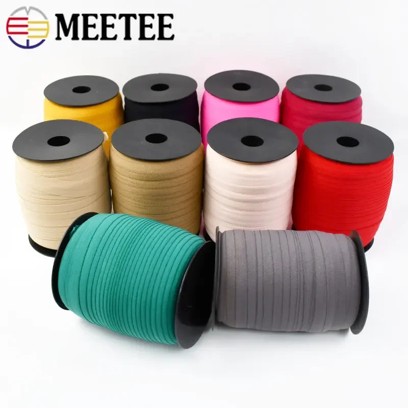 100Meters 15mm Spandex Elastic Bands DIY Rubber Lace Trim Garment Protective Edge for Underwear Bra Sewing Accessories