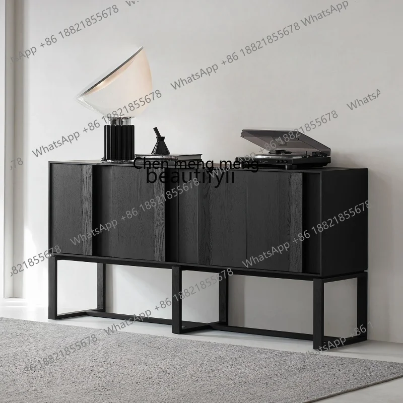 X Simple, home living room locker, modern solid wood storage entrance, light luxury dining side cabinet