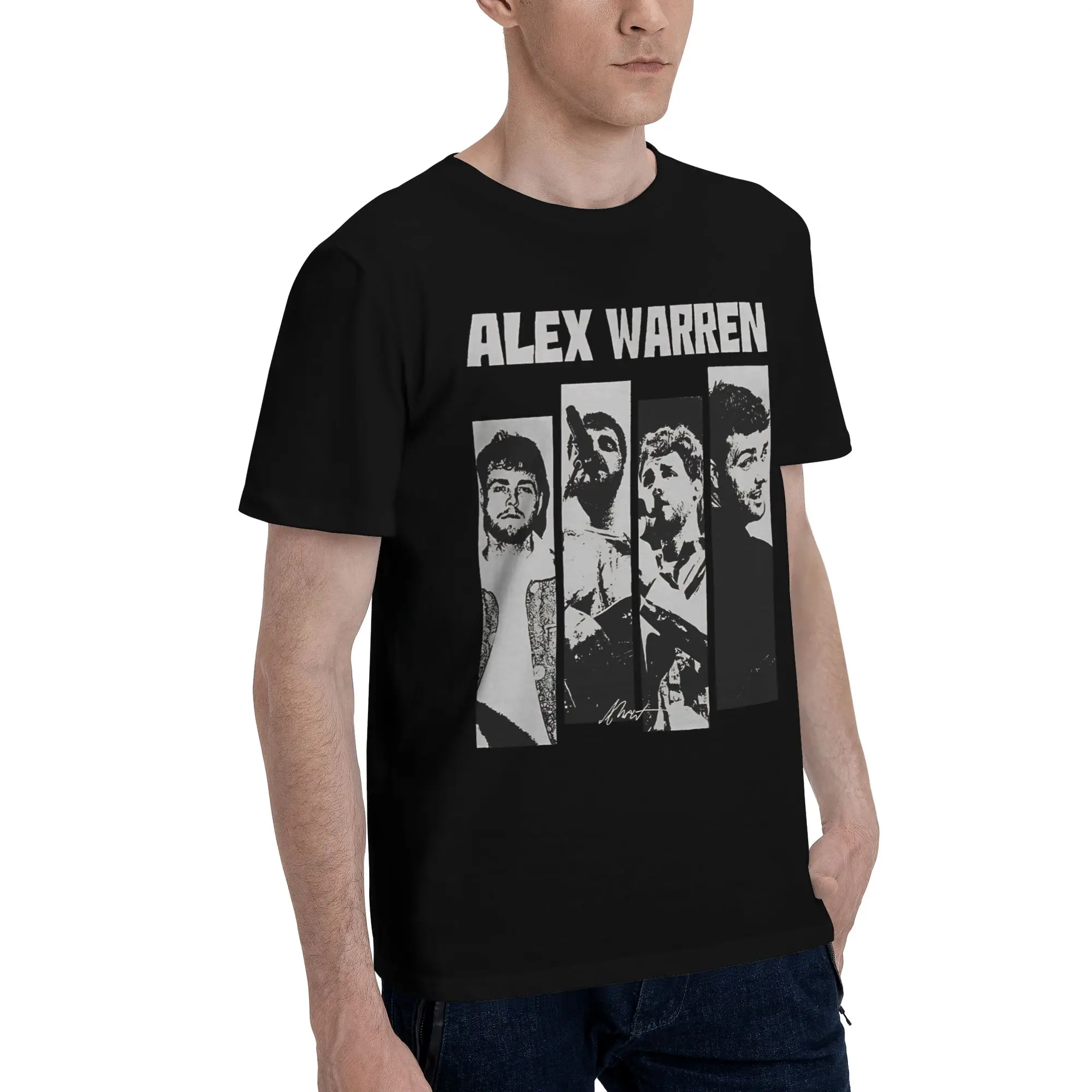 Mens Womens Alex Warren Little Orphan Live Tour 2026 T Shirt Pure Cotton Printed T-Shirt  Top Clothing