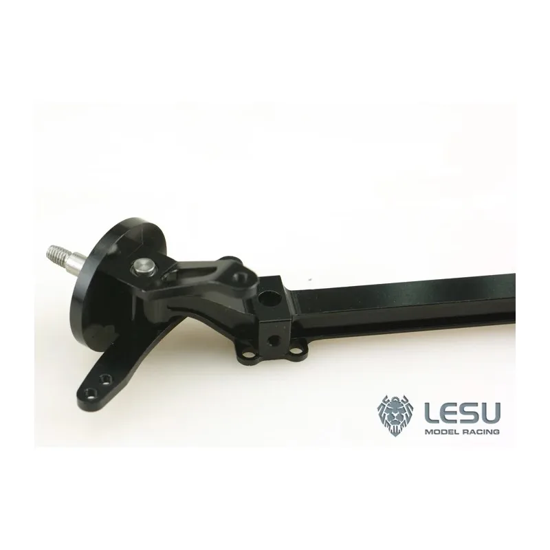 L'asse anteriore in metallo simulato non alimentato LESU Q-9052 è adatto per l'aggiornamento del camion del trattore Tamiya del camion 1/14 o modifica fai-da-te