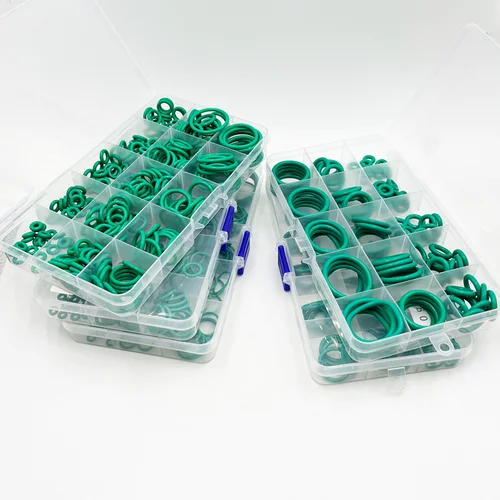 Imagen 2 del producto Kit de juntas tóricas FKM, junta de sellado, junta tórica de caucho de flúor verde, aislamiento resistente a la corrosión, grifo de calor, junta automotriz de plomería