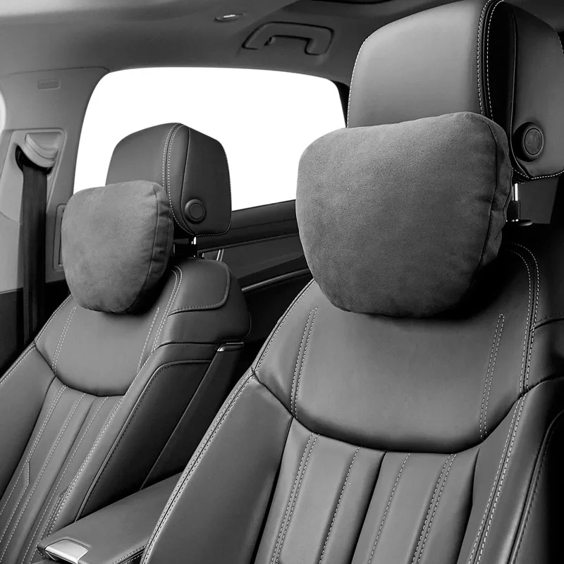 

For VW Audi BMW Tesla Hyundai KIA Car Seat Headrest Neck Pillow for Porsche Mercedes Benz BYD Lexus Toyota Honda Accessories