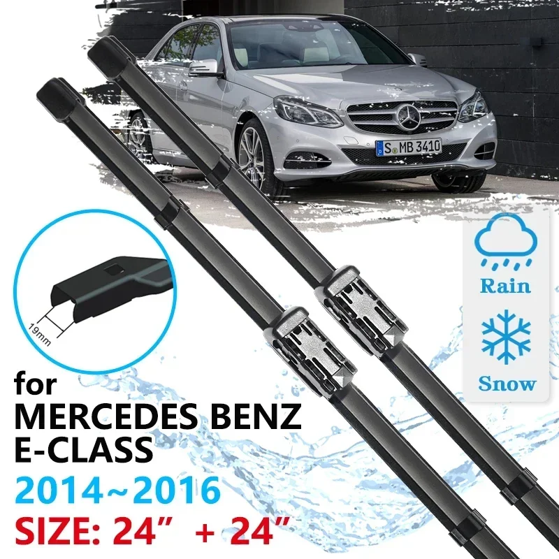 For Mercedes Benz E Class W212 E250 E300 E350 E400 E550 E63 Windscreen Windshield Accessories 2014~2016 Car Front Wiper Blade