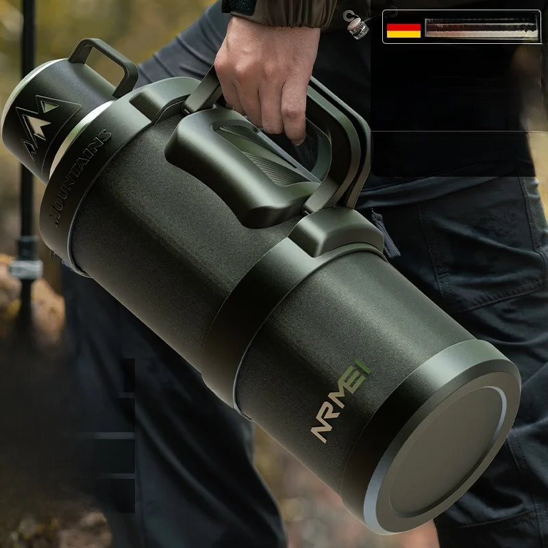 

New 2025 Large Capaci Thermal Flask Long Lasting 72 Hour Insulated Water Bottle Portable Outdoor Travel Water Pot