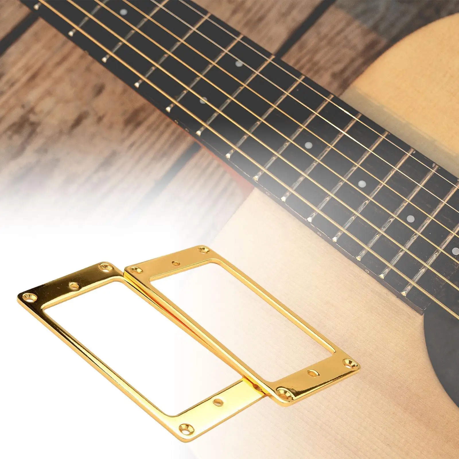 Professional Guitar Pickup Frame Brass Mounting Rings Accessory for Musical Instrument Repair view 4