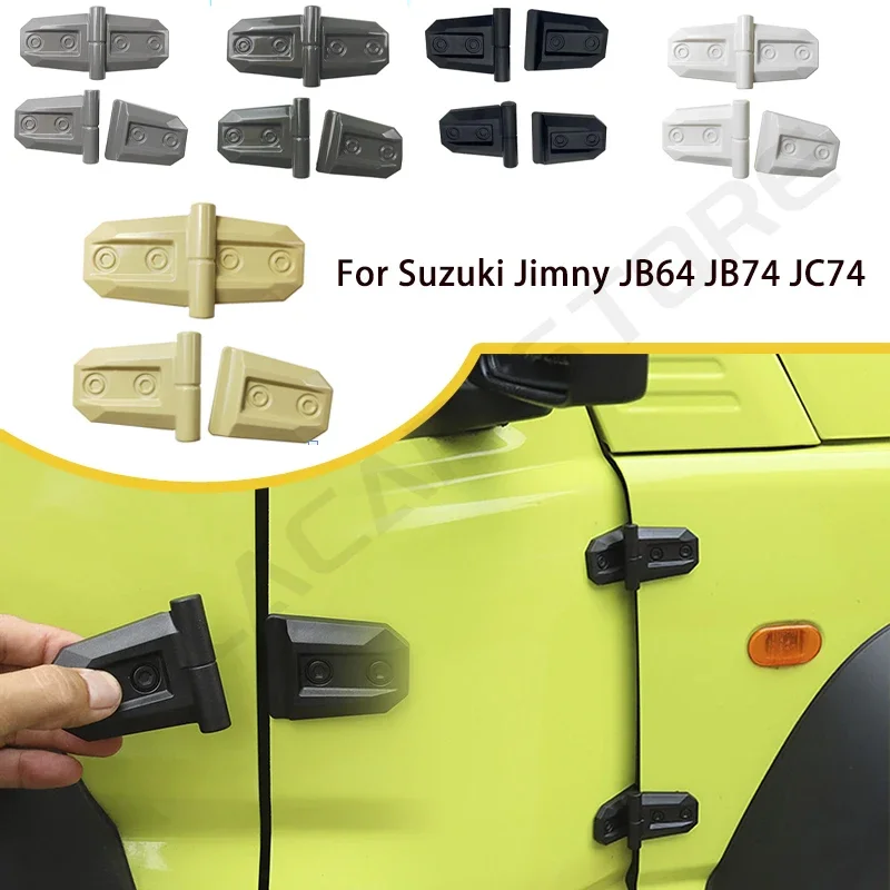 

New Engine Hood Door Hinge Decoration Cover Trim Exterior Accessories For Suzuki Jimny 3 DoorJB64 JB74 JC74 5 Doors 2019-2025