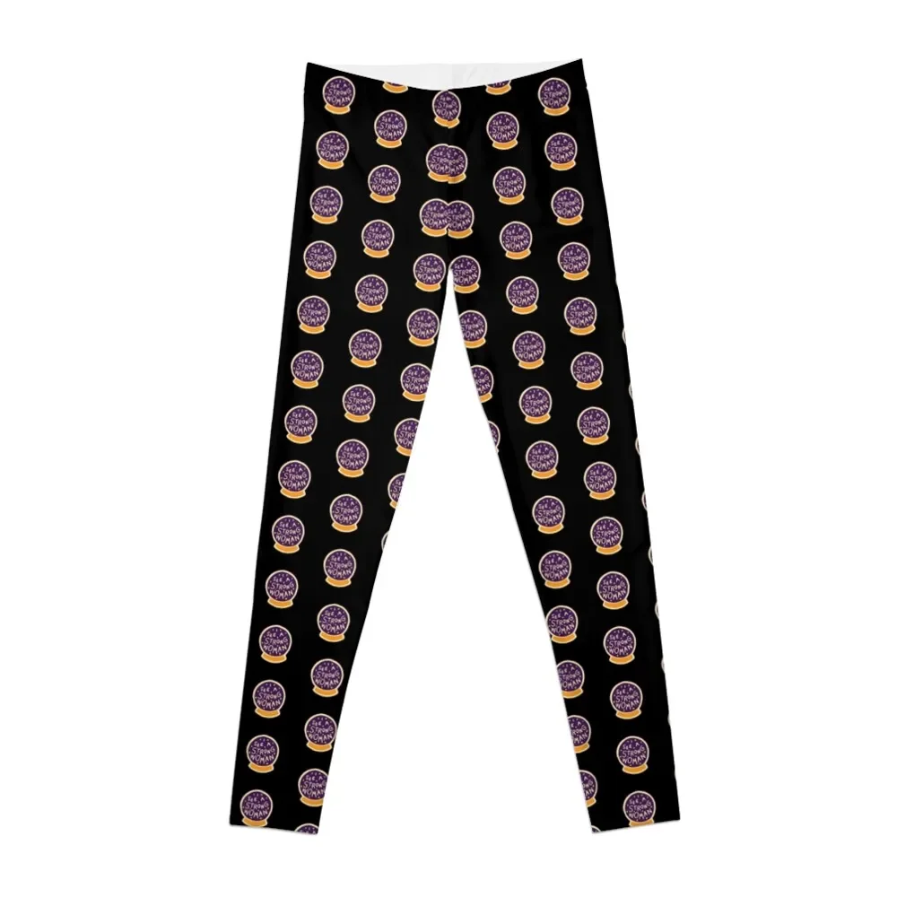 

I see a strong woman on Black Leggings Sports female Women's push up Women sports gym wear Womens Leggings